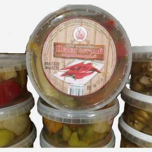 Перец острый маринованный 500 гр