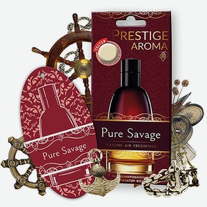 Ароматизатор автомобильный Fouette Prestige Aroma Pure Savage PA-05, 8.5г