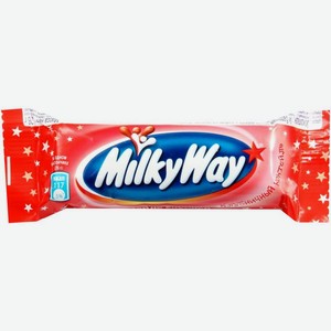 Батончик Milky Way шоколадный с суфле со вкусом клубничный коктейль 26г