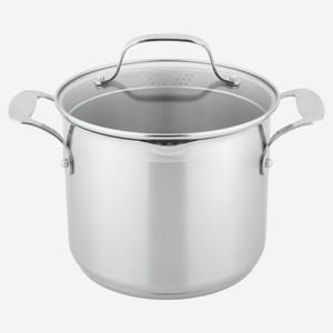 Кастрюля Actuel Inox Pro 18/8 с крышкой 7,5 л, 24 см