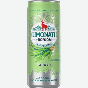 Напиток Limonati By Borjomi Тархун газированный 330мл, 330 мл