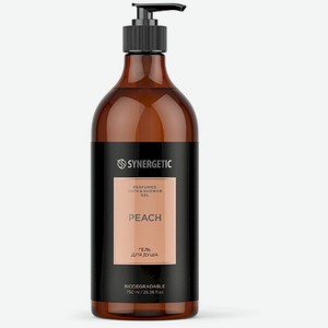 Гель для душа Synergetic Персик парфюмированный, 750мл, 750 мл