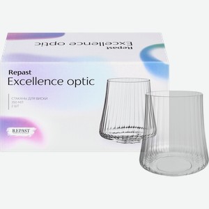 Набор стаканов для виски REPAST Excellence Optic 350мл, Арт. 65947, 2шт