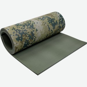 Коврик туристический ACTIWELL Камуфляж 180х60х1,2см, цвет хаки