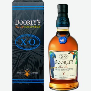 Ром DOORLY S XO выдержанный 43%, п/у, 0.7л
