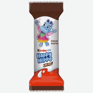 Батончик вафельный Kinder Happy Hippo 20,7 г