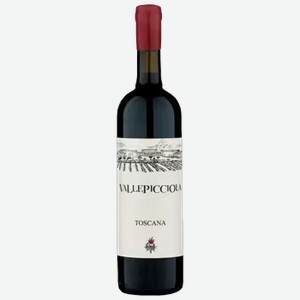 Вино Vallepicciola Rosso красное сухое 0,75 л