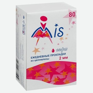 Прокладки ежедневные Mis софт, 80шт, ООО  Технолайн 2007 