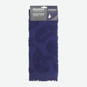 Махровое полотенце Баклажан Wellfort 30*60см