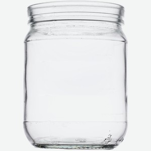 Банка Ско из полубелого стекла I-82-500, 0,5л