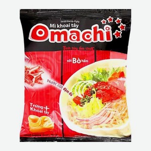 Лапша быстрого приготовления со вкусом говядины Omachi 79г 79 г