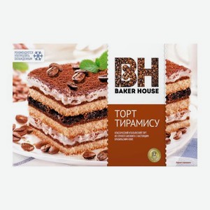 Торт Baker House Тирамису бисквитный 350г 350 г