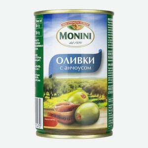 Оливки с анчоусом Monini 300г 300 г