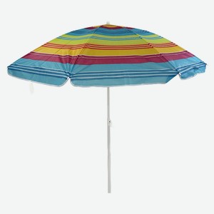 Зонт садовый HYB-070 полосатый, 170 см