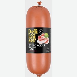 Колбаса Delikaiser Докторская вареная 800г