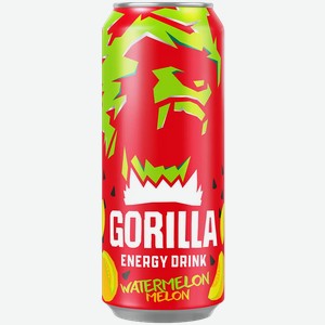 Напиток энергетический Gorilla Арбуз-Дыня 0,45л