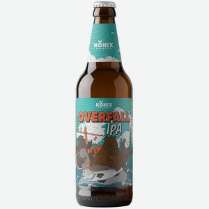 Пиво светлое Konix Overfall Ipa 6,5% 0,45л