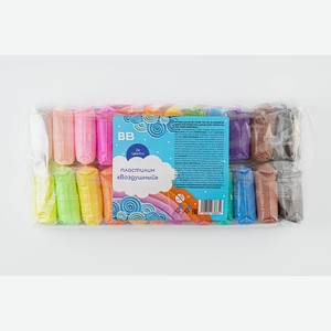 Пластилин Воздушный, 24 цвета 240 г