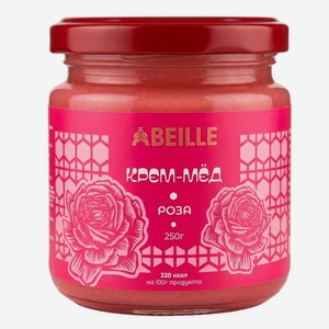 Крем-мед цветочный Abeille с розой, 250 г