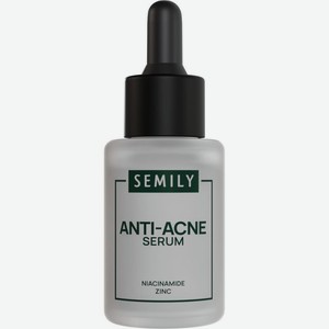Сыворотка Semily Anti Acne с цинком и ниацинамидом для лица, 30мл, 30 мл