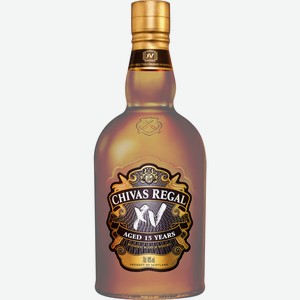 Виски CHIVAS REGAL Шотландский купажированный 15 лет 40%, п/у/без п/у, 0.75л