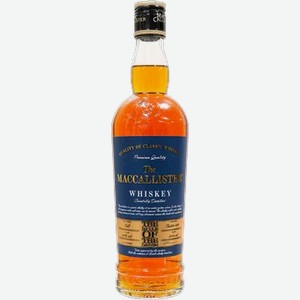 Виски Зерновой Маккалистер 0,5л 40%