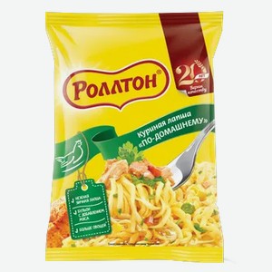Вермишель «Роллтон» на домашнем бульоне с курицей, 85 г