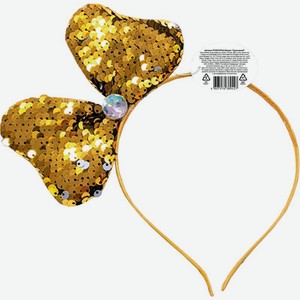 Ободок Красота в деталях Новогодний 1шт.