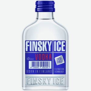 Водка Финский лед 40% 0.1л