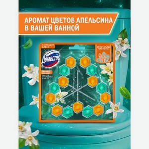Чистящий блок для унитаза цитрус Domestos 3шт*50г 150 г