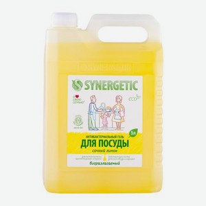 Гель для мытья посуды Synergetic антибактериальный детский 5л 5 кг