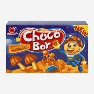 Печенье Choco Boy Caramel с карамелью Orion 45г 45 г