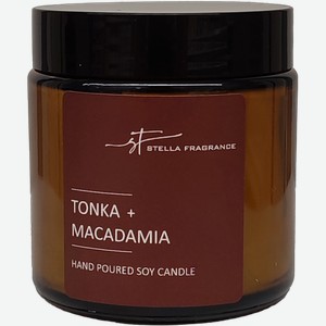 Свеча Stella Fragrance в банке Tonka Macadamia 90г 90 г