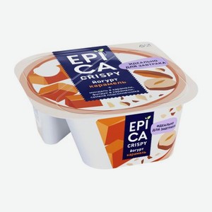Йогурт Epica Crispy Карамель 4.8% + Смесь из семян и орехов в карамели 140г 140 г