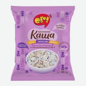 Каша Мультизлаковая Абрикос-чернослив-орехи и семена подсолнечника Ого! 50г 50 г