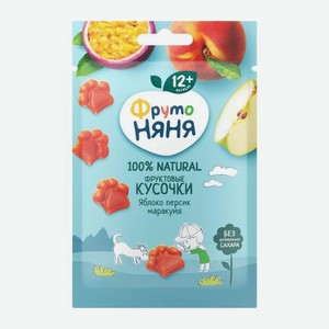 Фруктовые кусочки Яблоко-персик-маракуйя Лапки Фрутоняня 15г 15 г