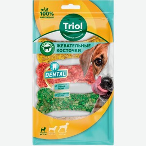 Набор лакомств Прессованные кости Triol 7.5см 4шт 100 г
