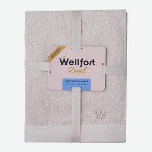 Махровое полотенце 70*120см бежевое Royal Wellfort Ramsi 450 г