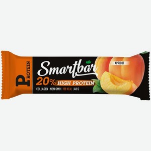 Батончик протеиновый Smartbar Protein в белой глазури с абрикосом 40 г