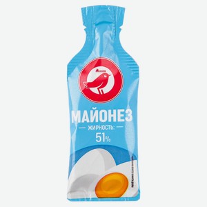 Майонез АШАН Красная птица, 10 г