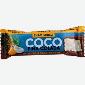 Глазированный батончик с ананасом Snaq Fabriq Coco 40г 40 г