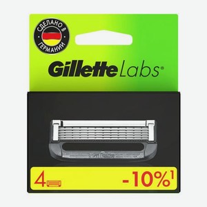 Cменные кассеты для бритвы Gillette Labs 4шт 22 г