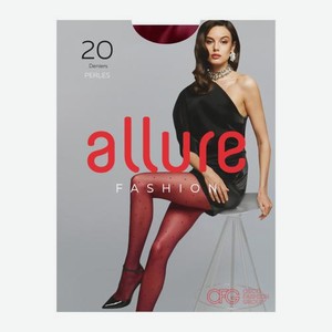 Бордовые колготки женские 20 den р.3 Allure Perlеs 50 г