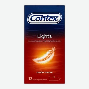 Презервативы Contex Lights особо тонкие 12шт 47 г