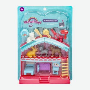 Игрушка Двухэтажный домик питомцев ZY1333303 с аксессуарами 250 г