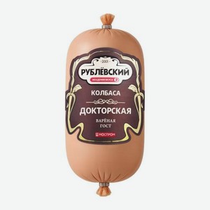 Колбаса Докторская варёная Рублевский 400г 400 г