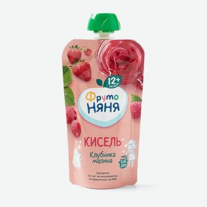 Кисель ФрутоНяня из ягод клубника и малина 130г