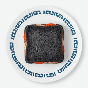 Сэндвич на угольном хлебе с индейкой, перцем гриль и пикантным соусом Пятёрочка Кафе, 160г, 160 г