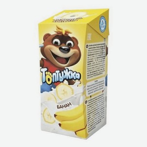 Коктейль молочный Топтыжка с ароматом банана 3.2%, 200 г