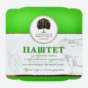 Паштет из говяжьей печени с маринованными огурцами Добринское ФХ 100г 100 г